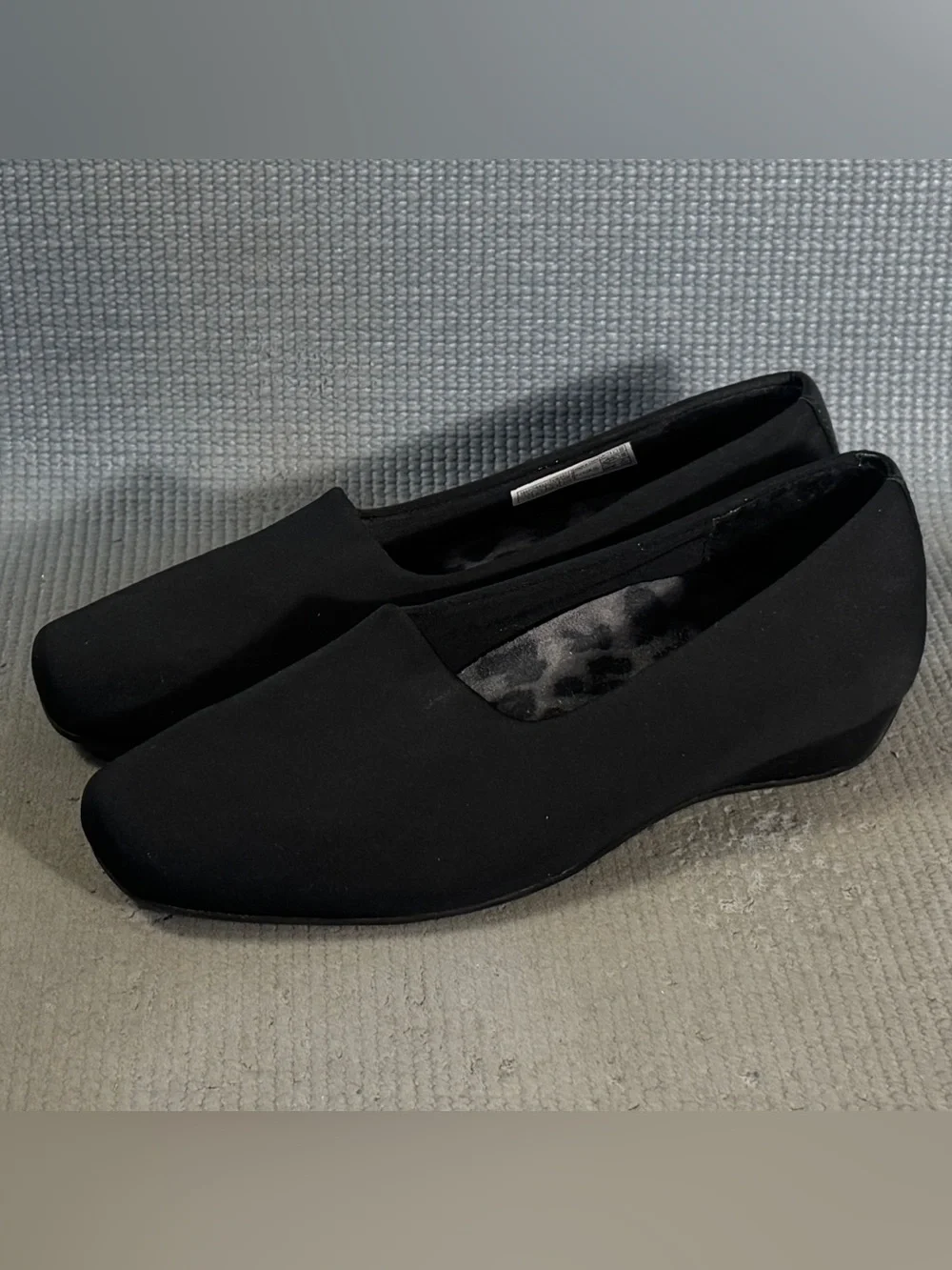 Vionic Women's Powell Demi Wedge Casual Shoes Black Size 7.5